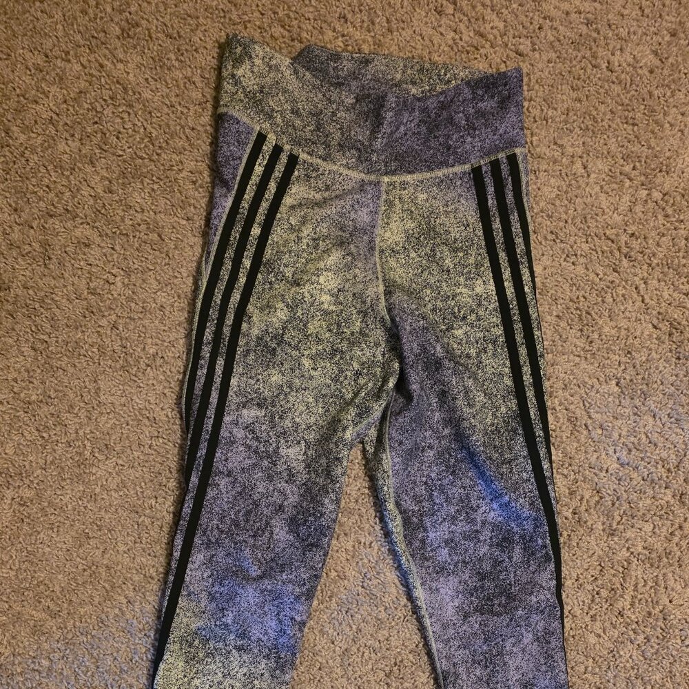 Adidas tie die leggings - size Medium